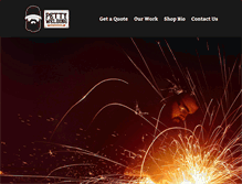 Tablet Screenshot of pettywelding.com